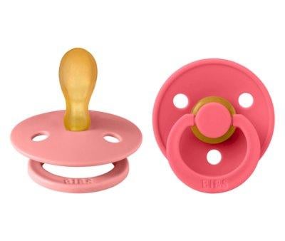 2 Chupetes BIBS Colour Simtrica Dusty Pink/Coral