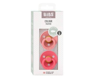 2 Chupetes BIBS Colour Simtrica Dusty Pink/Coral