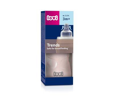 Bibern con Tetina Dinmica Trends 250 ml Rosa