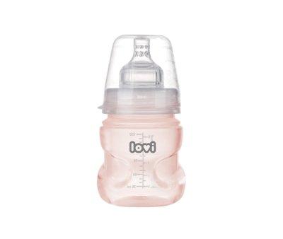 Biberon Trends Dynamic avec Ttine 120 ml Rose