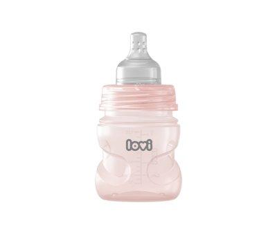 Biberon Trends Dynamic avec Ttine 120 ml Rose