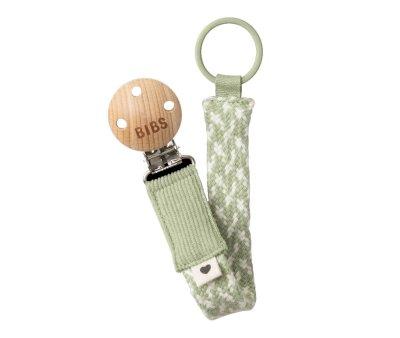 Chupetero BIBS Trenzado Sage/Ivory