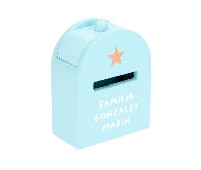 Puerta y Buzn Mgicos con Complementos Azul Personalizable