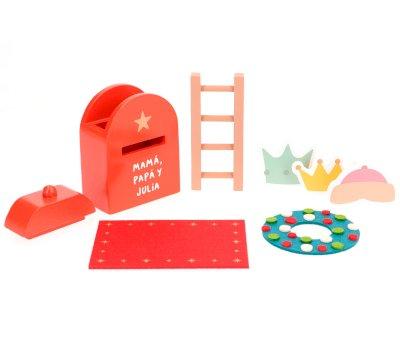 Porticina Magica Rossa + Accessori Personalizzabile