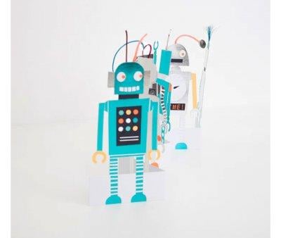Tarjeta de Cumpleaos Robots