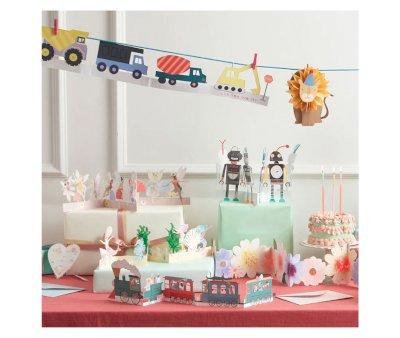 Tarjeta de Cumpleaos Robots