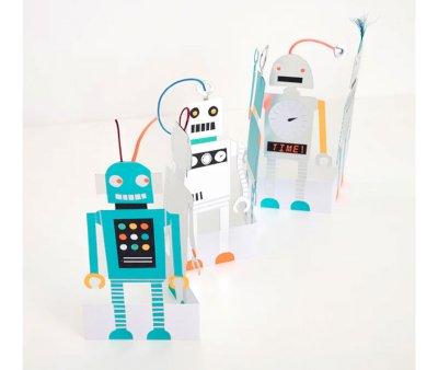 Tarjeta de Cumpleaos Robots