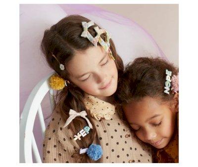 4 Floral Clips