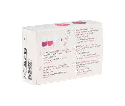 Pack 3 Water-Based Nail Polishes Fruit Sorbet + Nail File