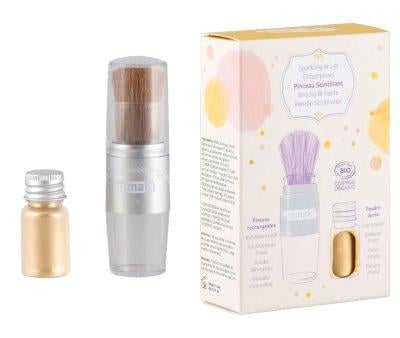 Brush & Shimmering Gold Powders