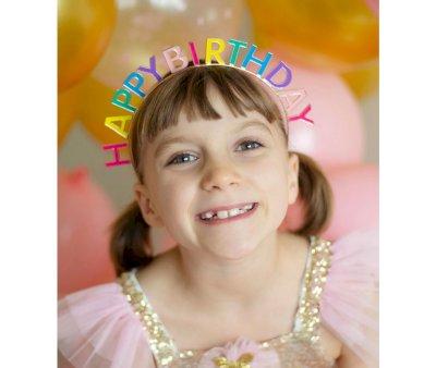 Cerchietto Happy Birthday MultiColor