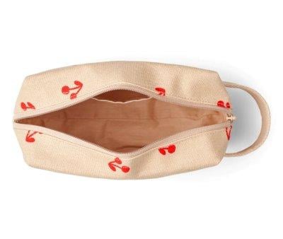 Trine Cotton Toiletry Bag Cherries/Apple Blossom