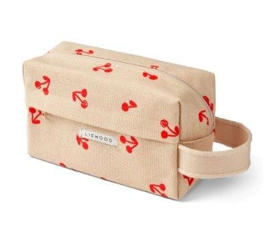 Trine Cotton Toiletry Bag Cherries/Apple Blossom