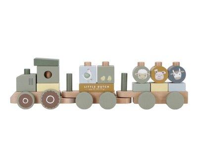Tractor de Nacimiento Personalizable Little Farm Sage