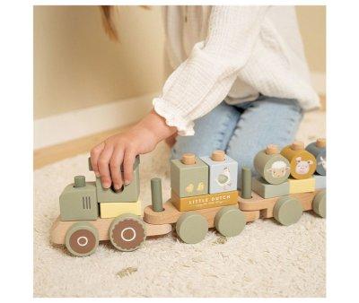 Tractor de Nacimiento Personalizable Little Farm Sage