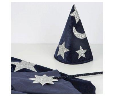 Costume Mago Velluto Blu 3-6 anni