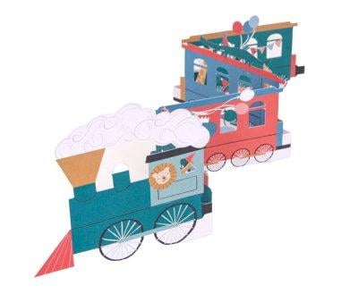 Tarjeta de Cumpleaos Train