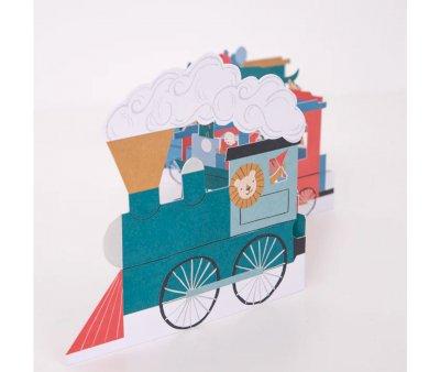 Tarjeta de Cumpleaos Train