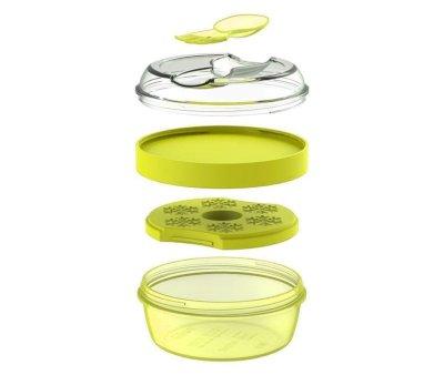 Lancheira N'ice Cup Lime com tampa de refrigerao