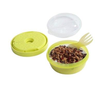 Lancheira N'ice Cup Lime com tampa de refrigerao