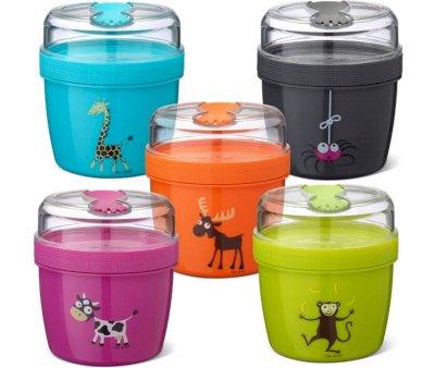 Lancheira Snack N?ice Cup L Girafe Turquoise