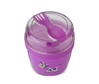 Fiambrera Snack N'ice Cup L Purple
