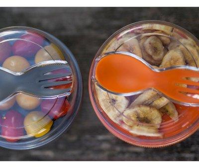 Fiambrera Snack N'ice Cup L Purple