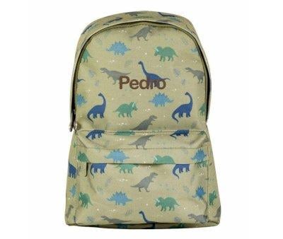 Mochila Infantil Mini Dinosaurios Personalizable