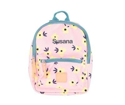 Mini mochila Personalizvel Baby Banana PiuPiu Flowers