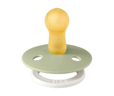 2 Succhietti BIBS Colour Round Notturni Sage/Cloud