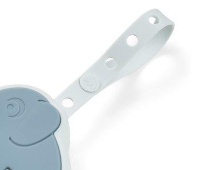 Porta chupeta de silicone azul Elphee