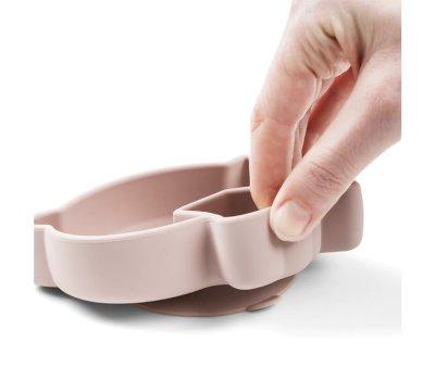 Prato de silicone  Stick&Stay Snack Birdee Powder