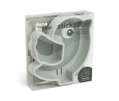 Plato Silicone Stick&Stay Snack Birdee Green