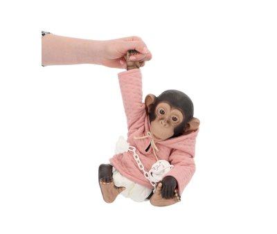 Lola The Reborn Chimpanzee with Pale Pink Sweatshirt
