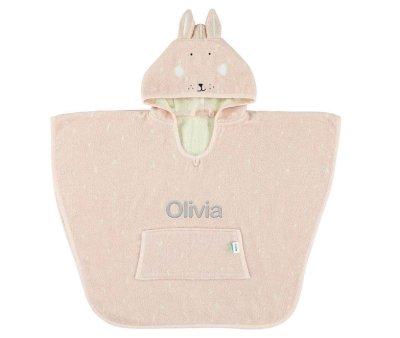 Personalised Mr Rabbit Poncho