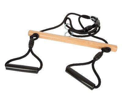 Trapeze with Gymnastic Rings "Black Line"