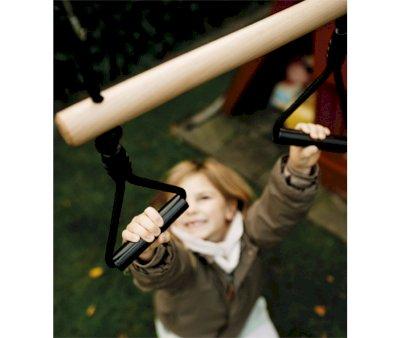 Trapeze with Gymnastic Rings "Black Line"
