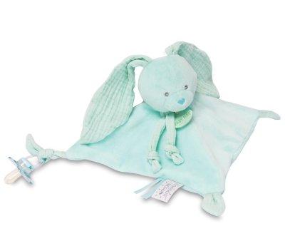 Doudou Rabbit Misty Mint Personnalisable