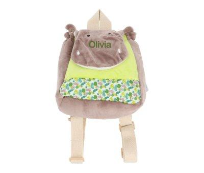 Zaino Ippopotamo Bazile Green Personalizzabile