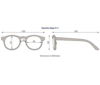 Gafas de Sol Flexibles Keyhole (+6aos) Ballerina Pink