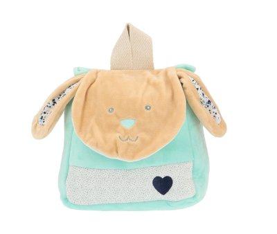 Zaino Coniglio Poupi Mint Personalizzabile