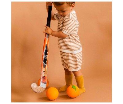 Orange Teether Baby Ball