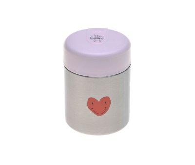 Happy Heart Lavender Solid Thermos
