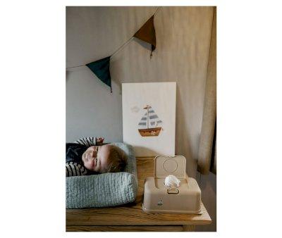 Funkybox Wipes Container Beige Boat