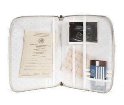 Porta-documentos Toile de Jouy Crema
