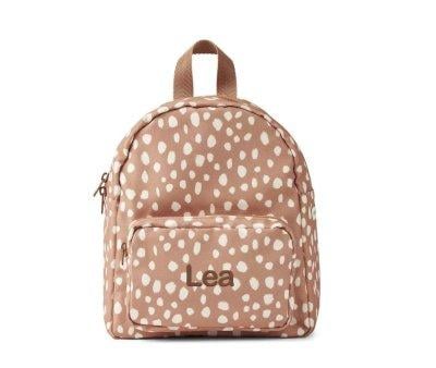 Allan Leo Spots Tuscany Rose Personalised Children's Backpack