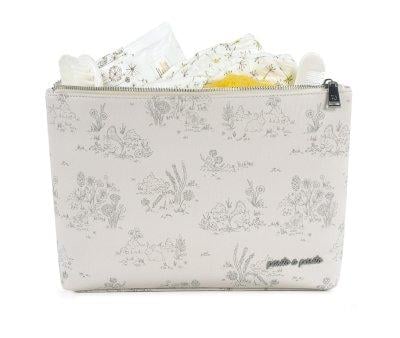 Trousse da Toilette Toile de Jouy Crema