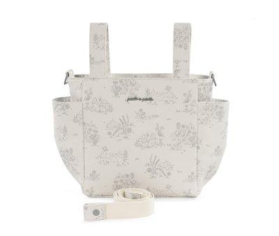 Cream Toile de Jouy Bread Basket