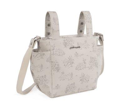 Cream Toile de Jouy Bread Basket