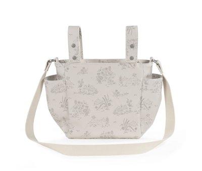 Cream Toile de Jouy Bread Basket